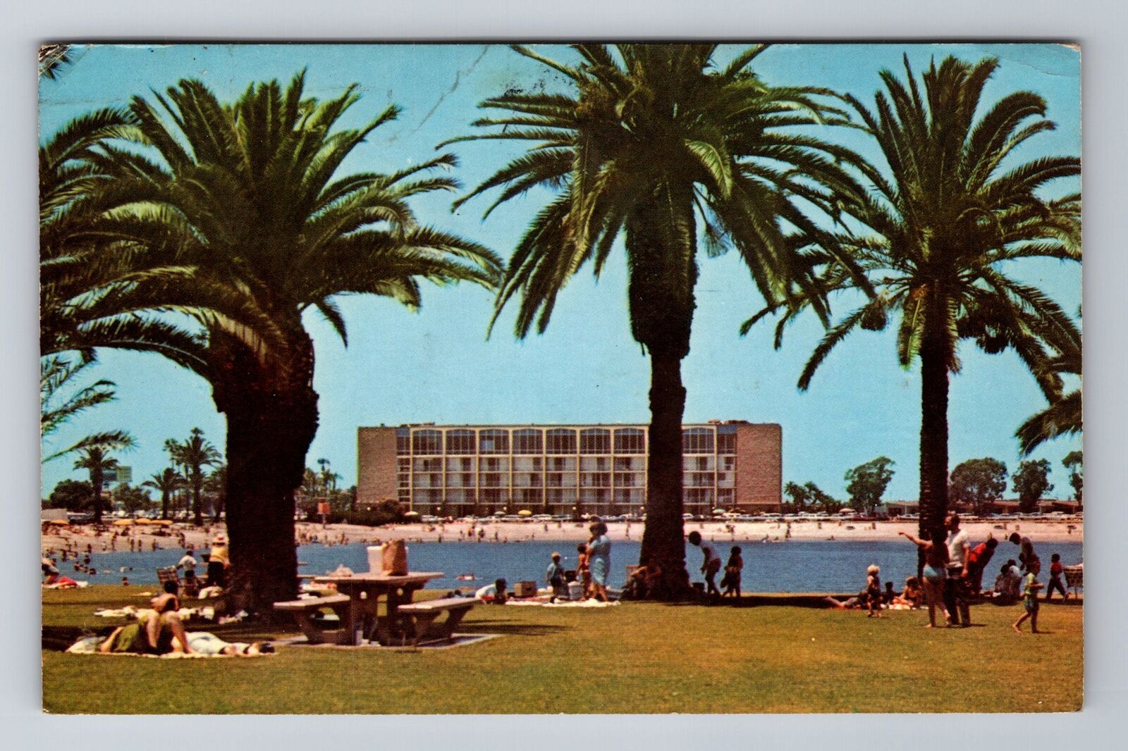 San Diego CA- California, Ventura Cove, Antique, Vintage c1971 Souvenir Postcard