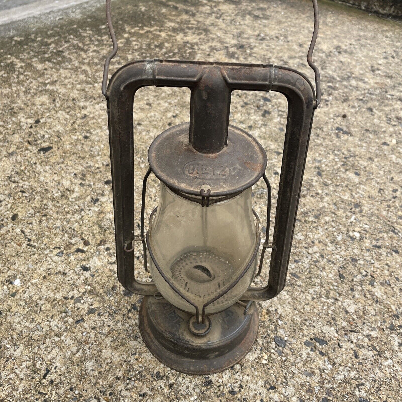 Vintage Very Early Dietz Hy-Lo Kerosene Lantern  New York USA
