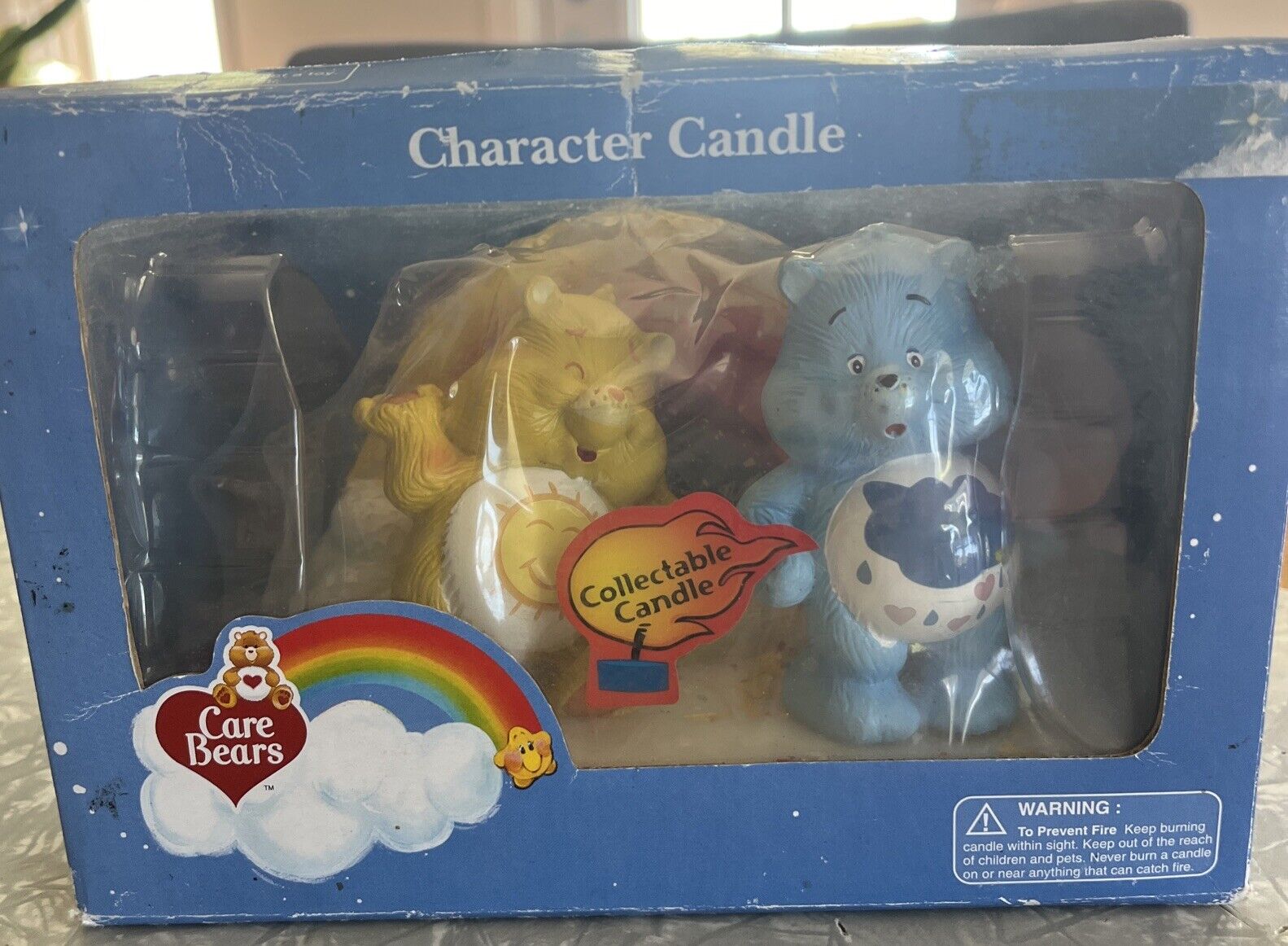 Semi Vintage 2003 Care Bears Collectible Character Candle Set by Fun 4 All