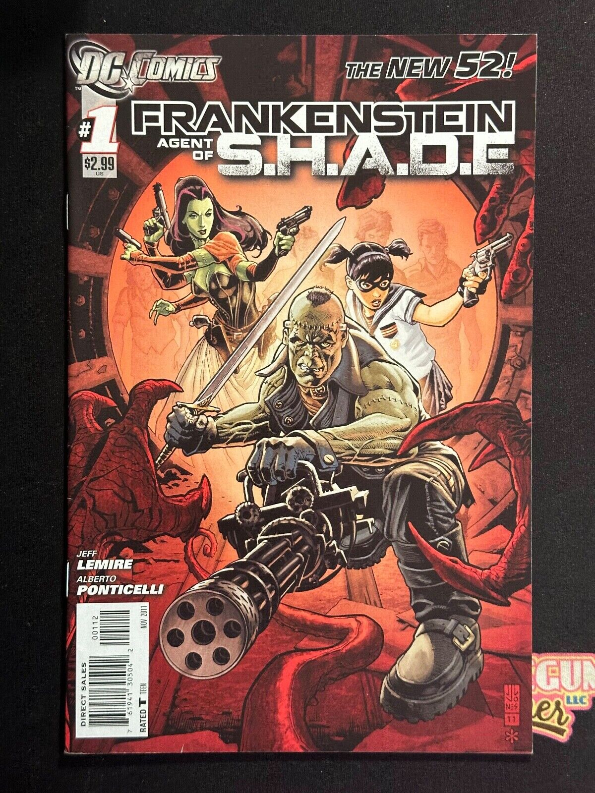 Frankenstein Agent Of Shade #1  2011 DC Comics 2nd Print