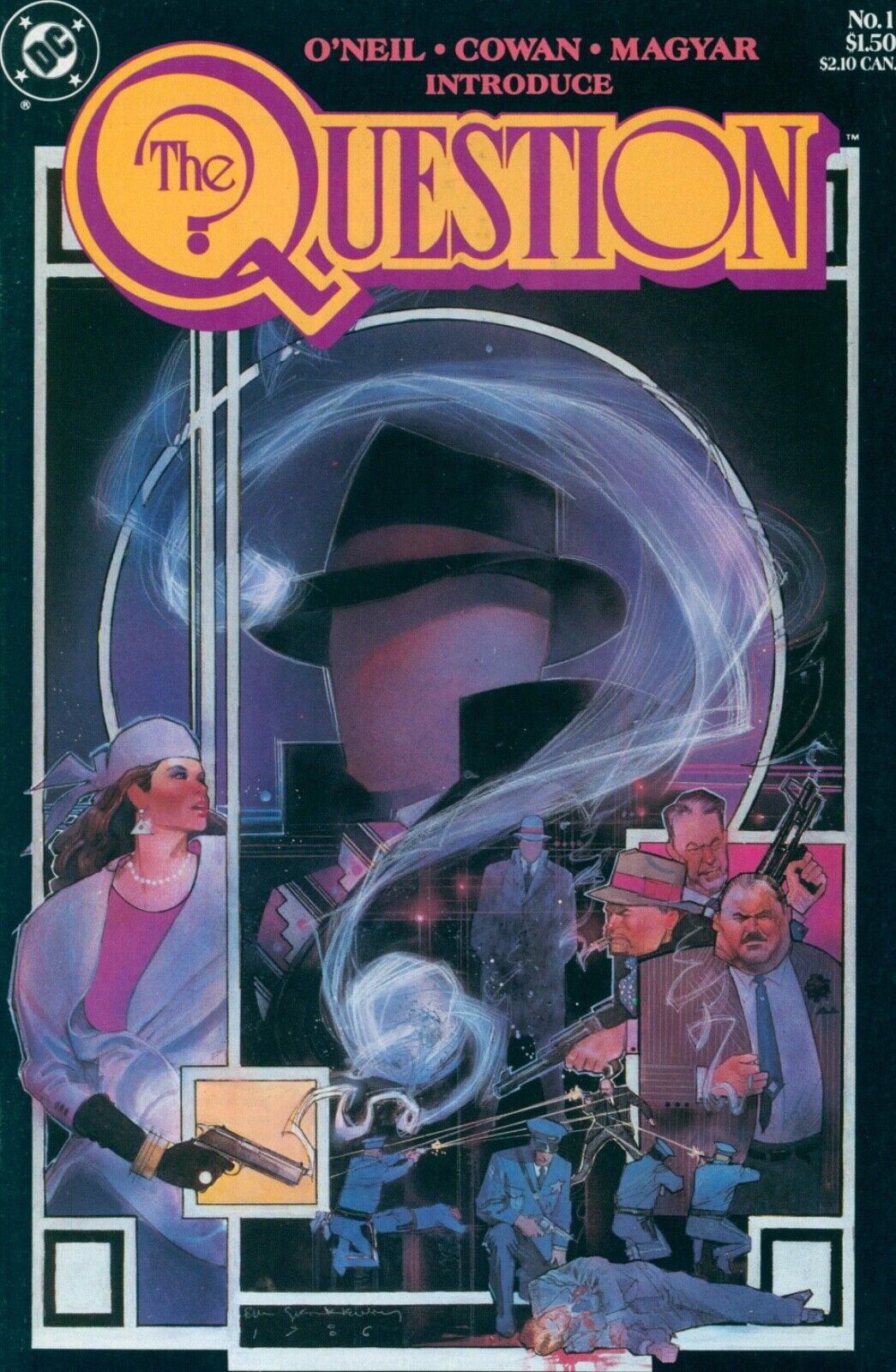 THE QUESTION #1 ~ DC COMICS 1986 ~ VF+ ~ \