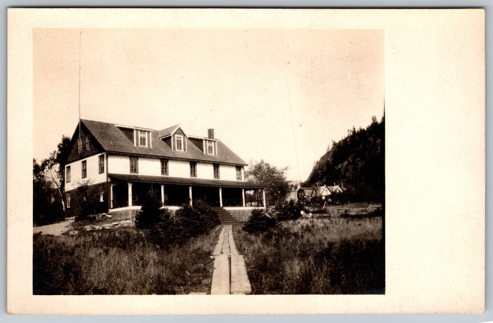 BAY POINT MAINE SHORE  HOME 1900S REAL PHOTO RPPC