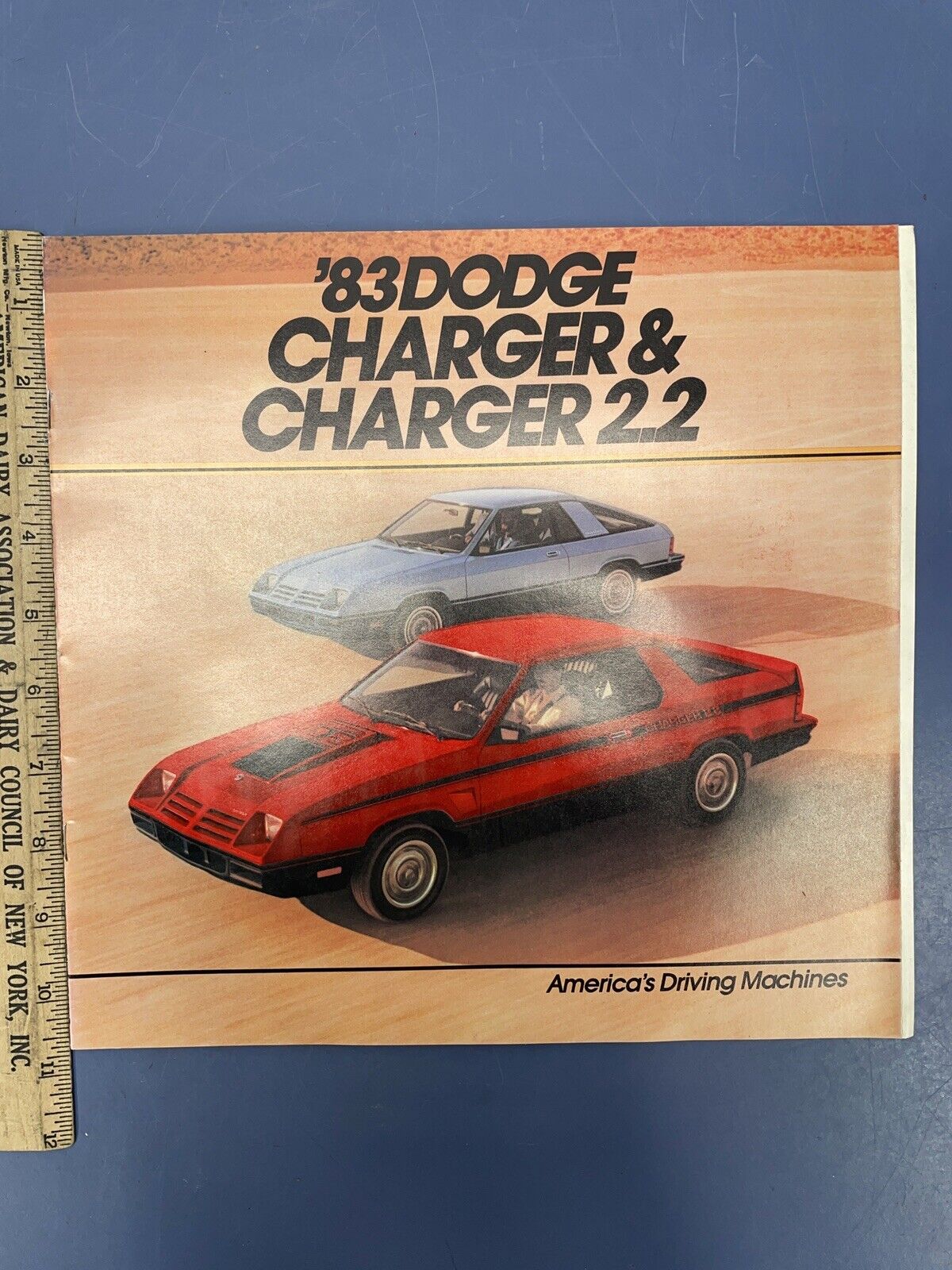 1983 Dodge Charger & Charger 2.2 Dealership Brochure 12 Pgs 2 Color Posters