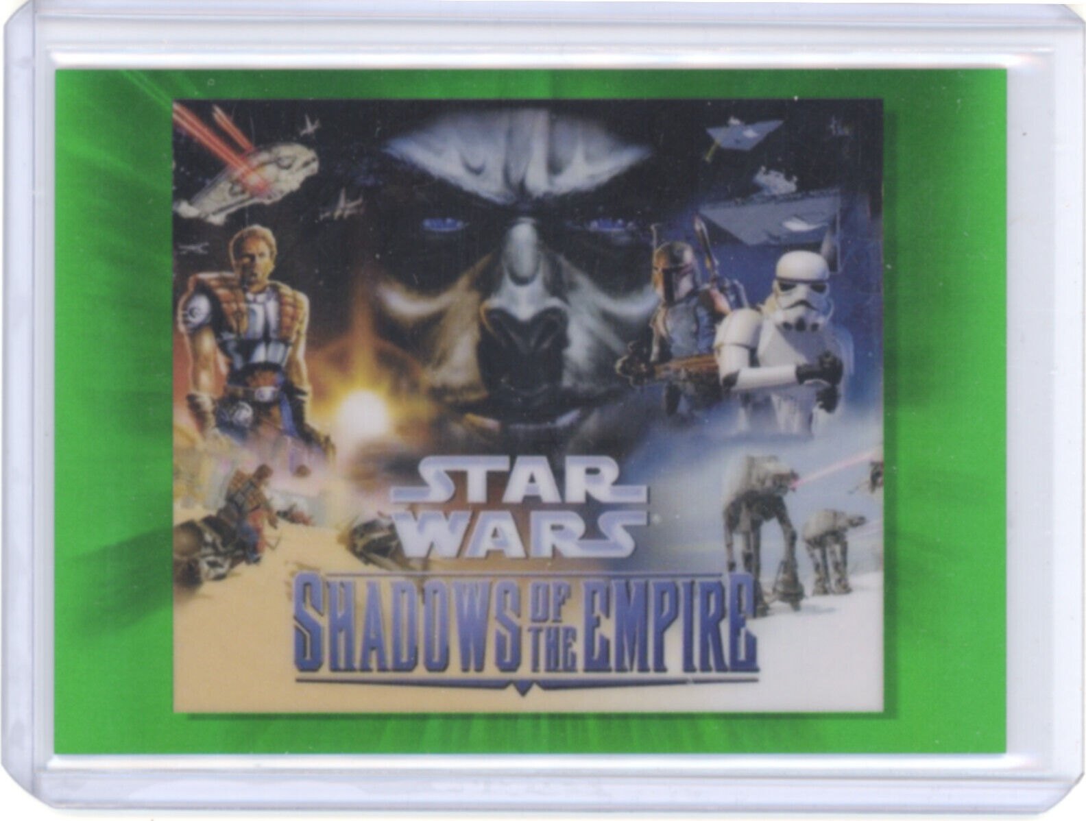 2022 Topps Chrome Star Wars Galaxy - Green Shadows of the Empire /99