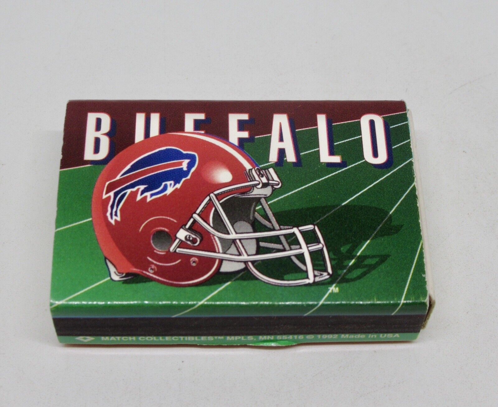 Buffalo Bills NFL Football Team Matchbook / Matchbox