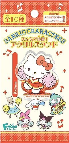 F-Toys Confect Sanrio Characters Everyone Supports Acrylic Stand 20 Pieces Candy