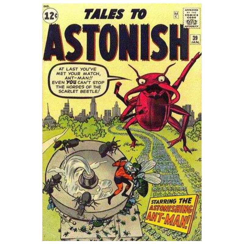 Tales to Astonish (1959 series) #39 in Fine minus condition. Marvel comics [q;