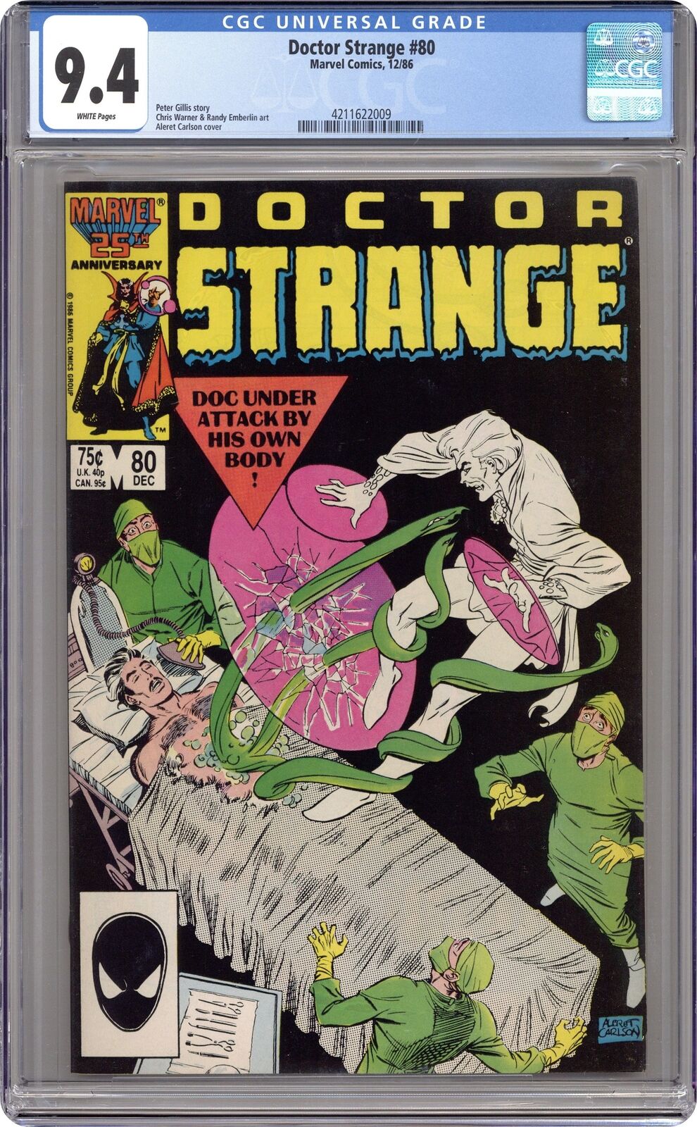 Doctor Strange #80 CGC 9.4 1986 4211622009