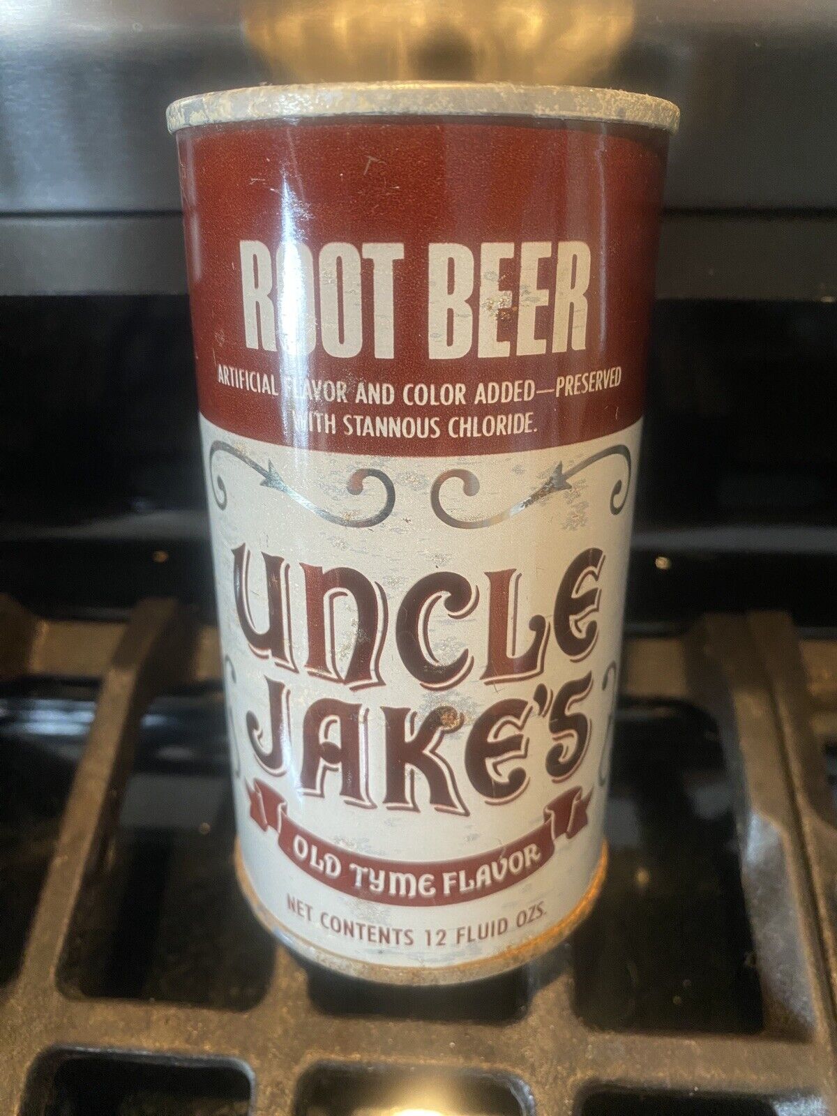 UNCLE JAKE’S ROOT BEER SODA 🥤 P/T Can Old Tyme Flavor
