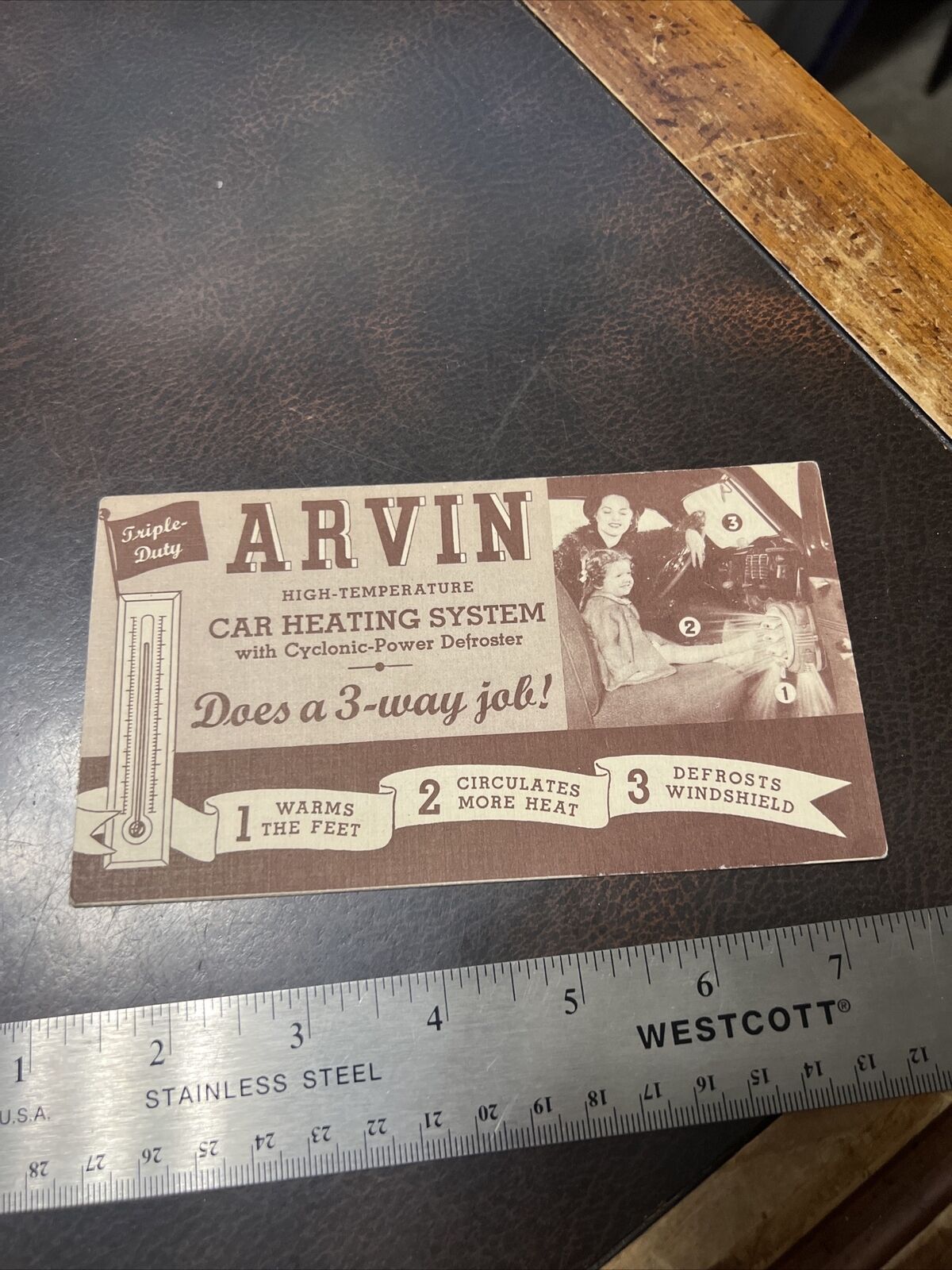 Vintage 1937 Reading Pa Arvin Aftermarket Car Heating System Youse Co Booklet