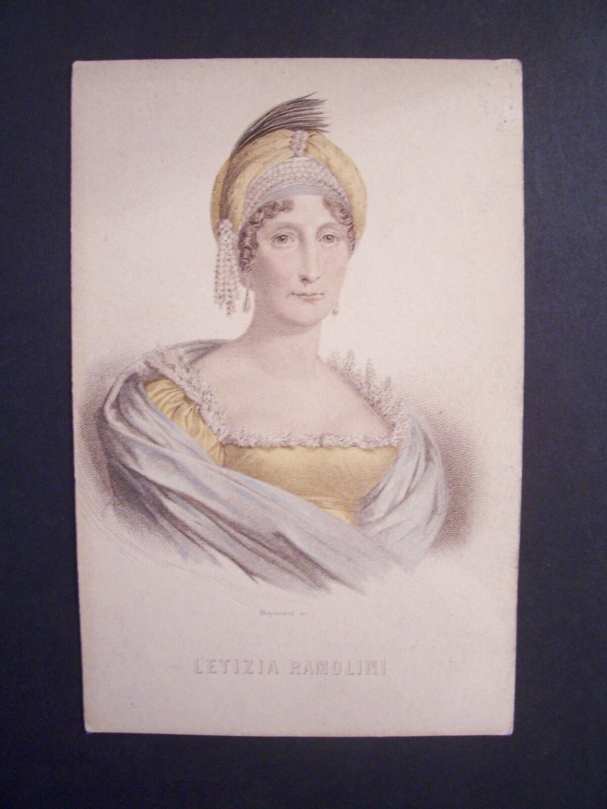 CPA - LETIZIA RABOLINI (Mother of Napoleon 1) / illustrator not mentioned 