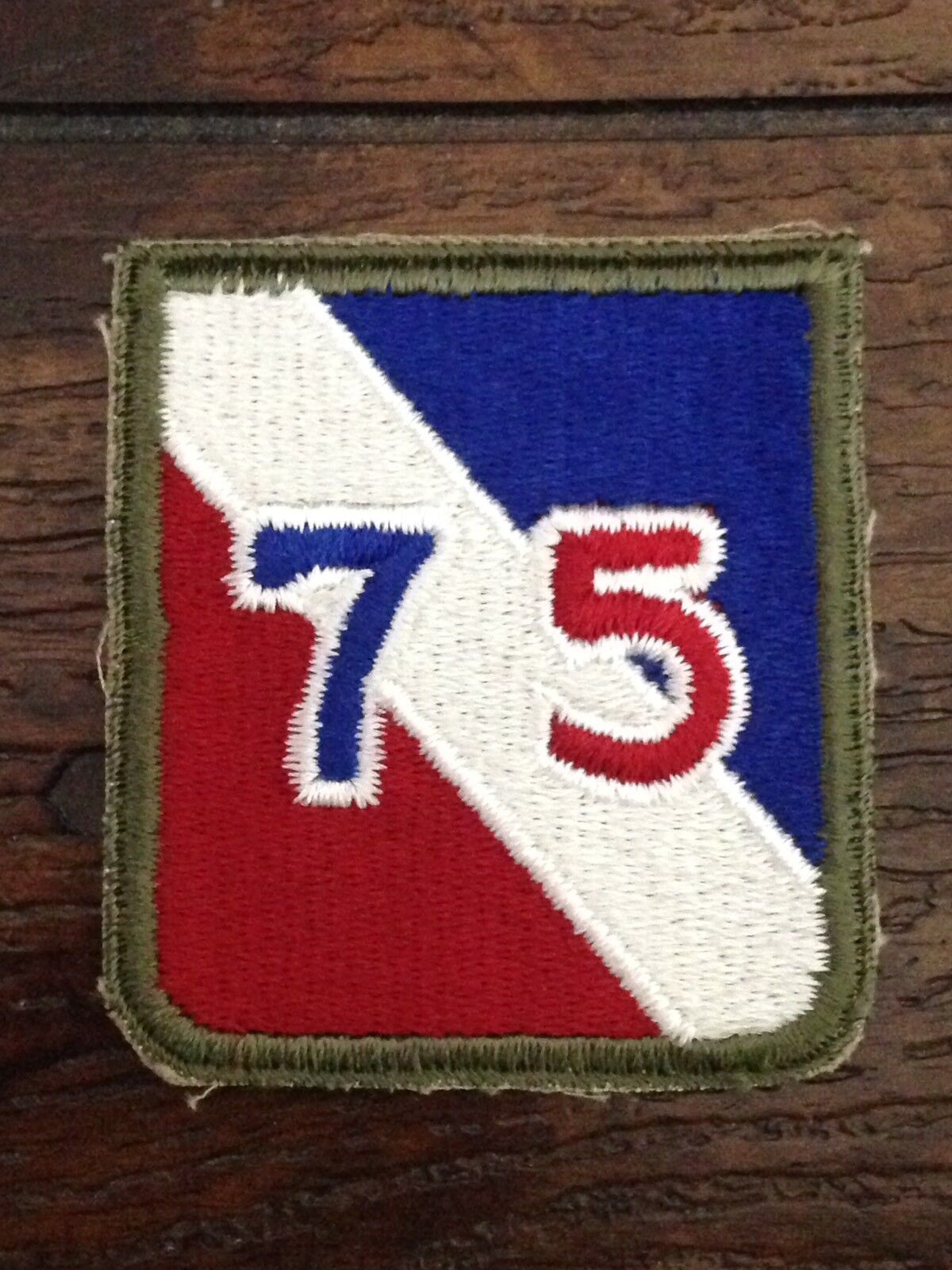 Original Army WWII 75th Infantry Division Military Patch Vintage Patches #1