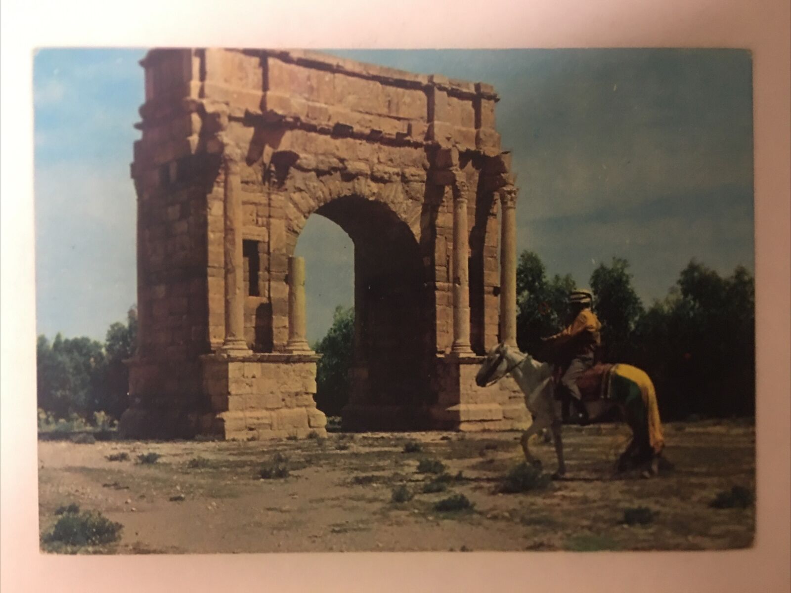 Sbeitla Ruines Romaines Tunisia Vintage Postcard
