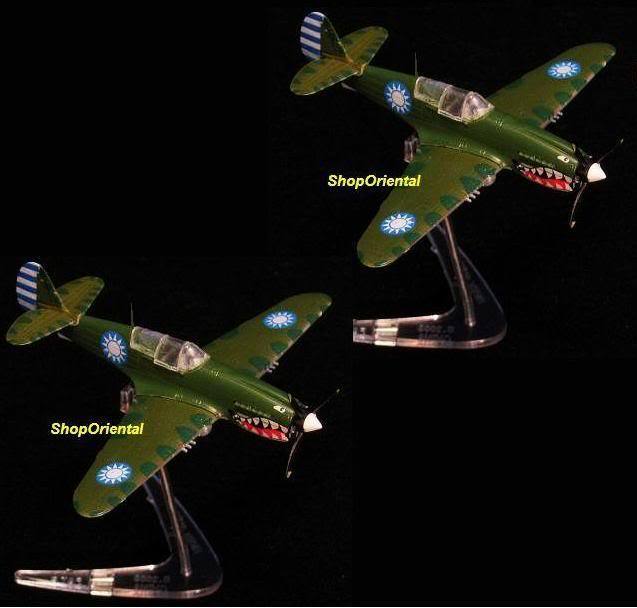 Bandai Wing Club USA Volunteer P40N Warhawk 1/144 x 2pc