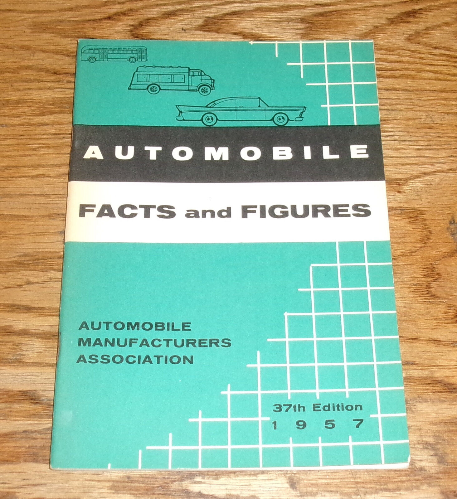 Original 1957 Automobile Manufacturers Association Facts & Figures Catalog 37th