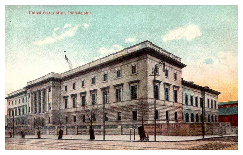 Postcard BUILDING SCENE Philadelphia Pennsylvania PA AQ9103