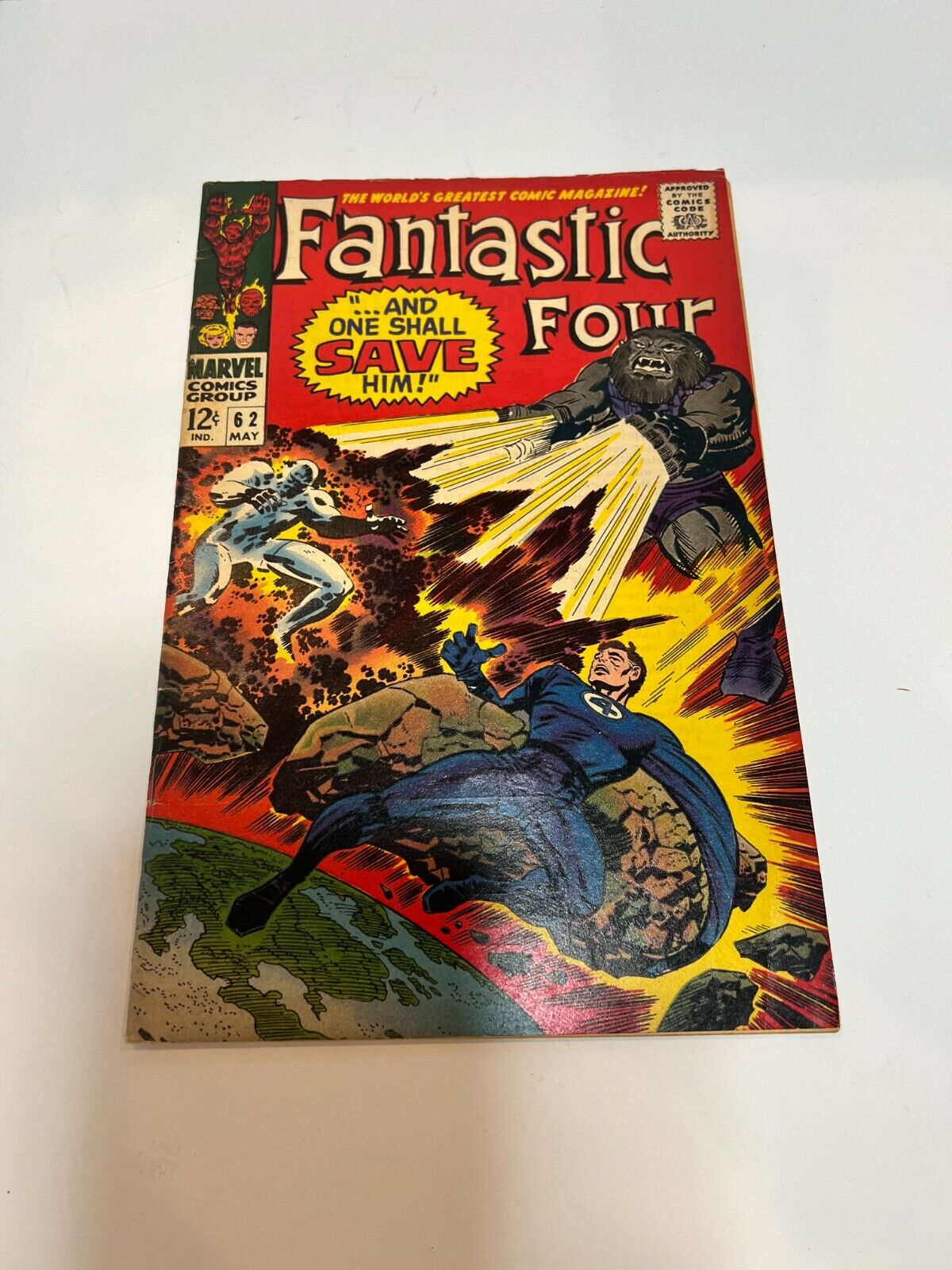 Fantastic Four #62 1st app Blastaar Inhumans Negative Zone Lee/Kirby 1967