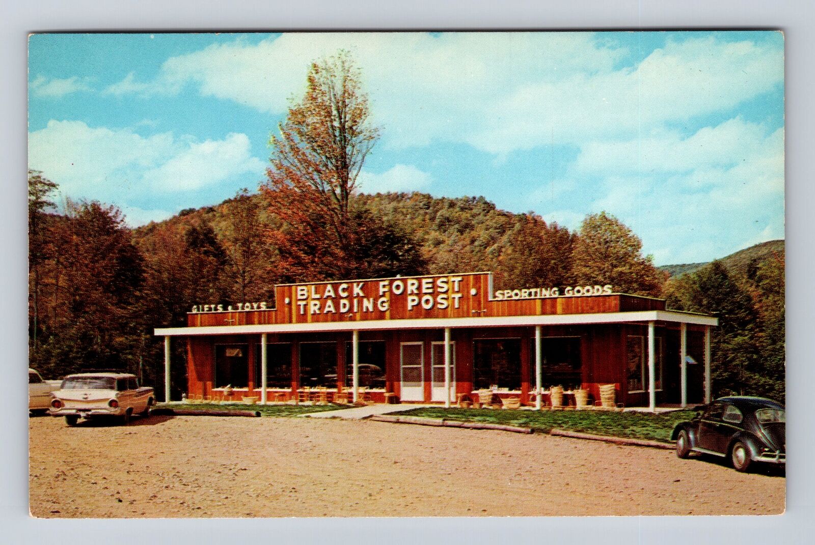 Ulysses PA-Pennsylvania, Black Forest Trading Post Black Forest Vintage Postcard