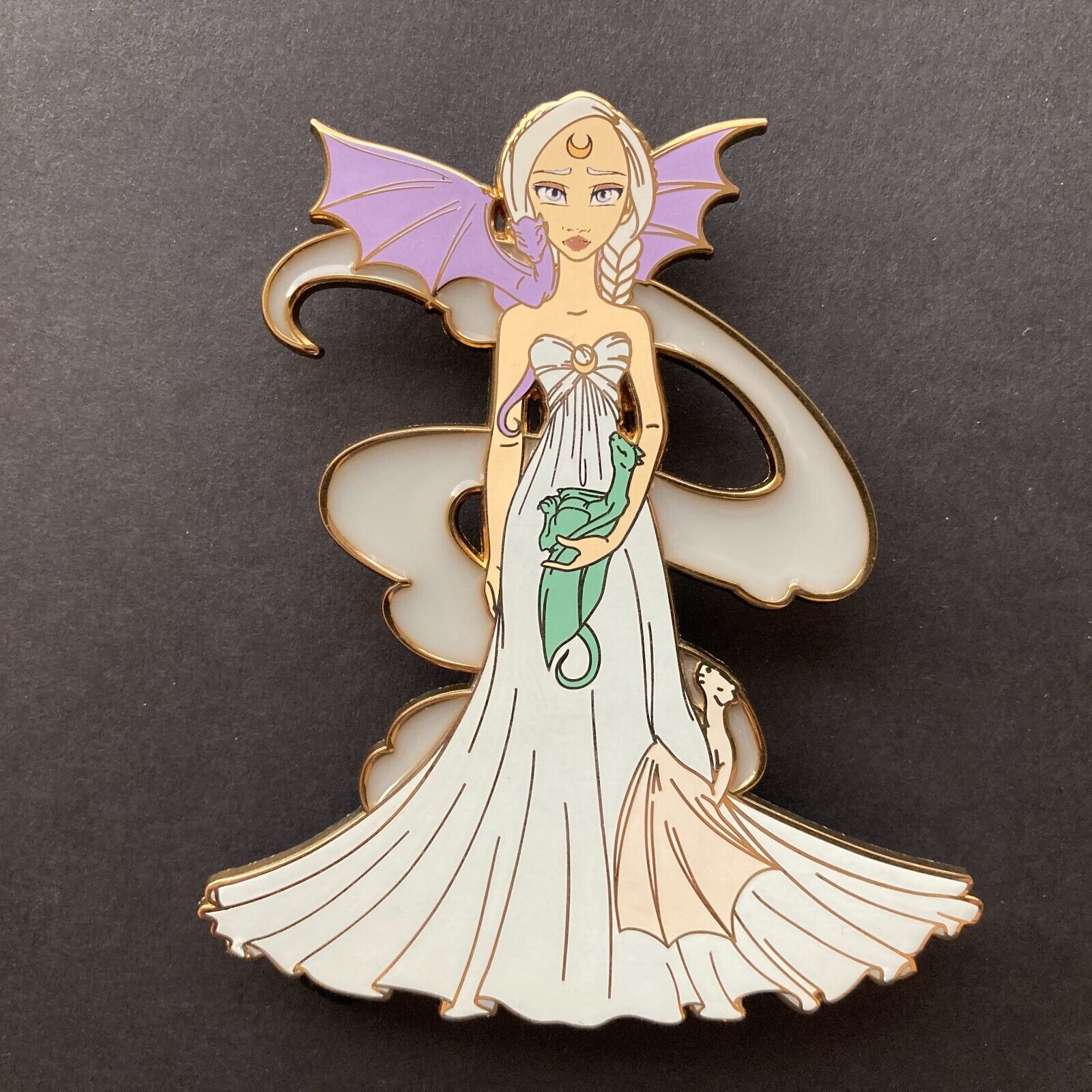 Daenerys Targaryen Senshi Dragons GOT Evil Gypsy Queen LE65 FANTASY Disney Pin 0