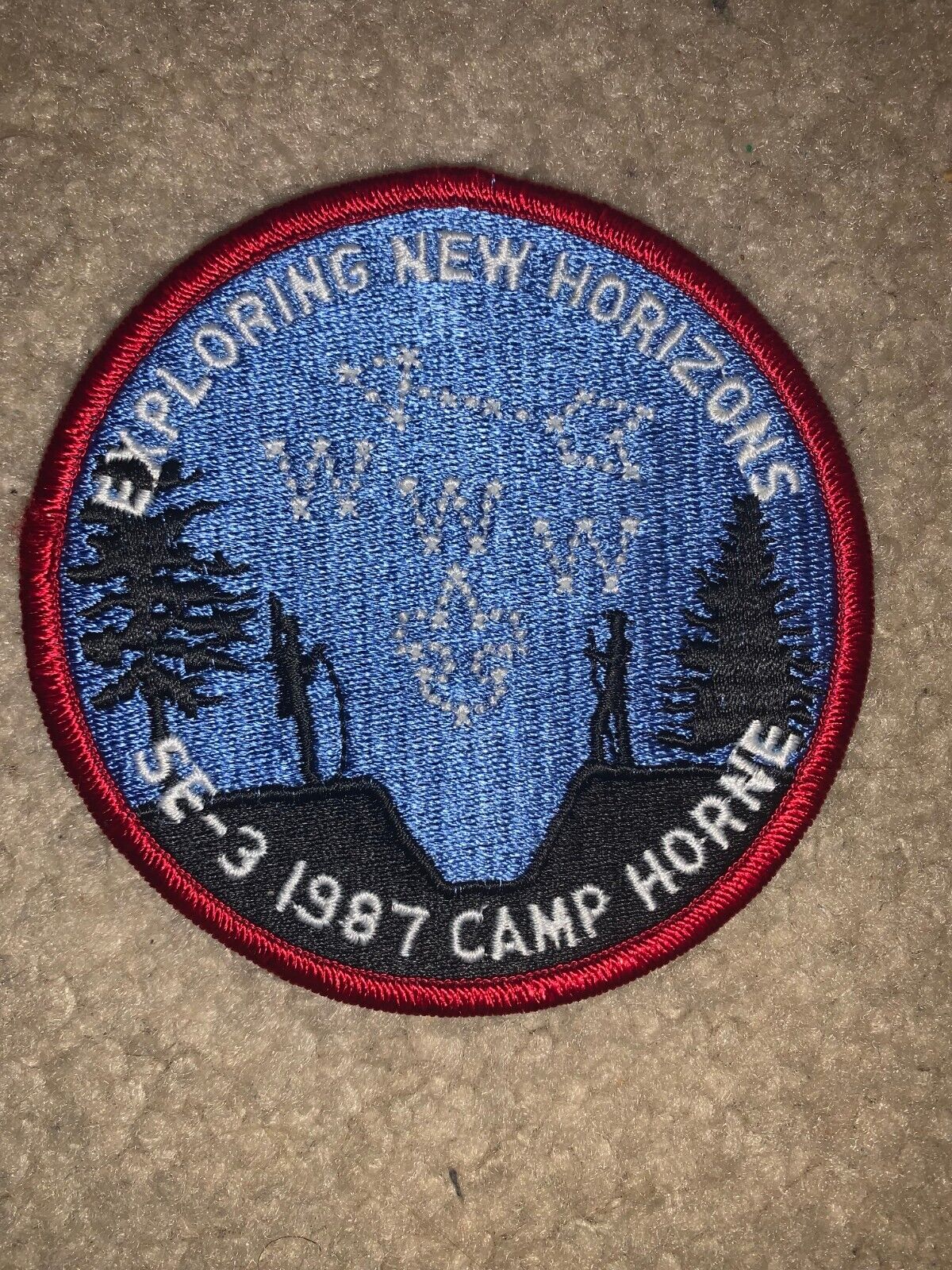 Boy Scout 1987 SE-3 Camp Horne Aracoma 481 Area Section Region OA Conclave Patch