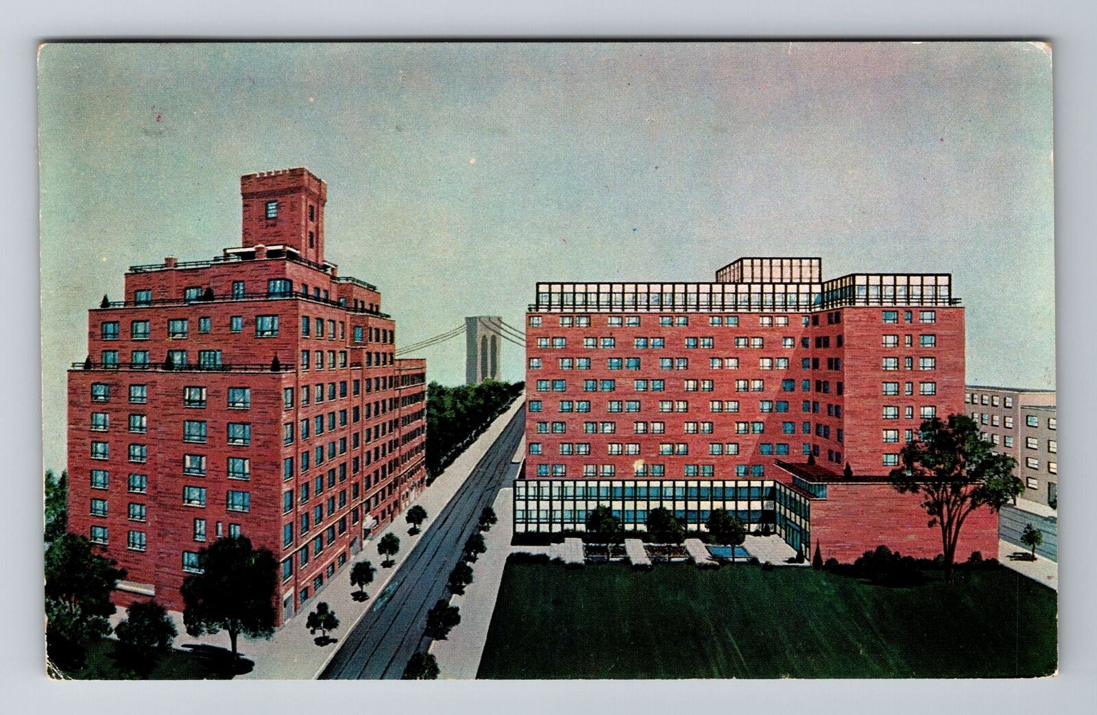 Brooklyn NY-New York, The New Bethel Addition, Antique Souvenir Vintage Postcard