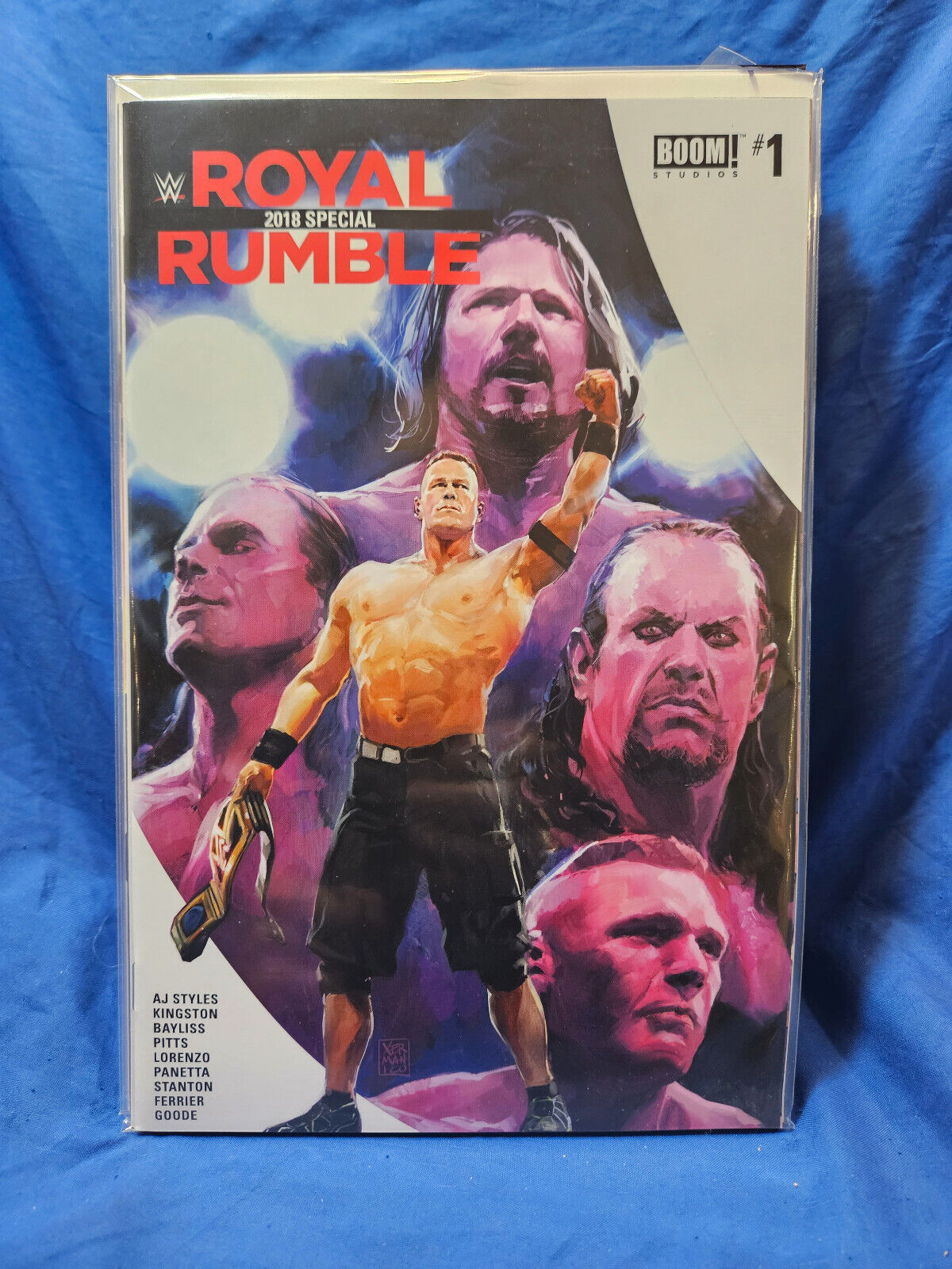 WWE ROYAL RUMBLE 2018 SPECIAL #1 COVER BOOM STUDIOS COMIC JOHN CENA VF/NM