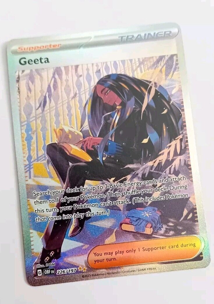 Pokémon TCG Geeta Sv03: Obsidian Flames 226/197 Holo Special Illustration Rare