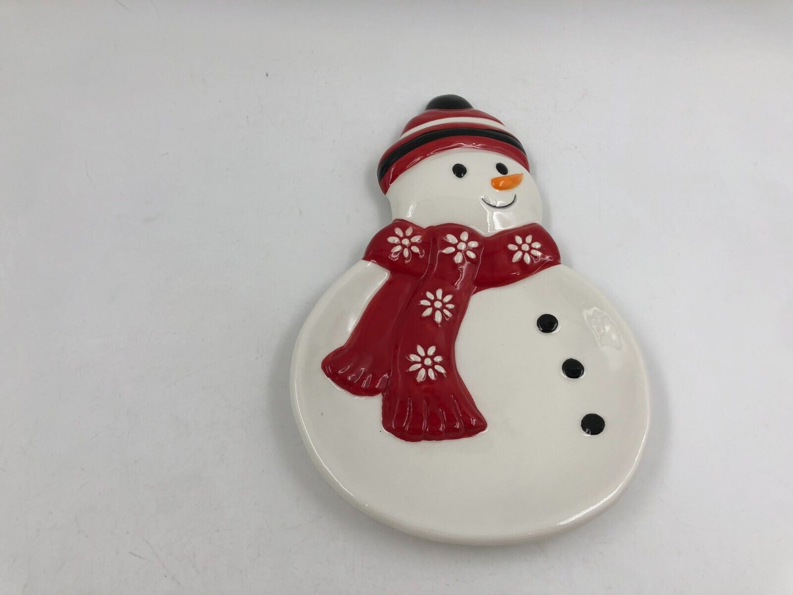 H Ceramic 10n Large Snowman Spoon Rest AA01B32015