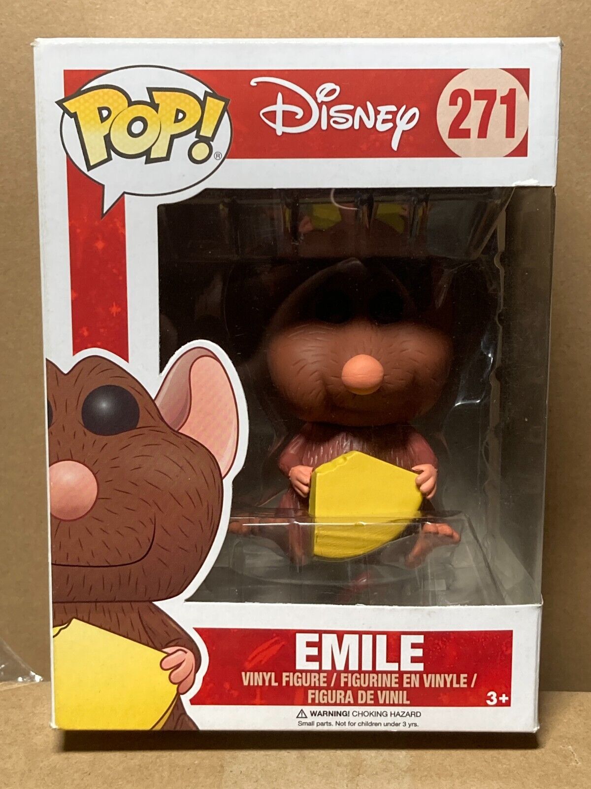 Funko POP Disney 271 Emile Damaged Box in Soft Protector