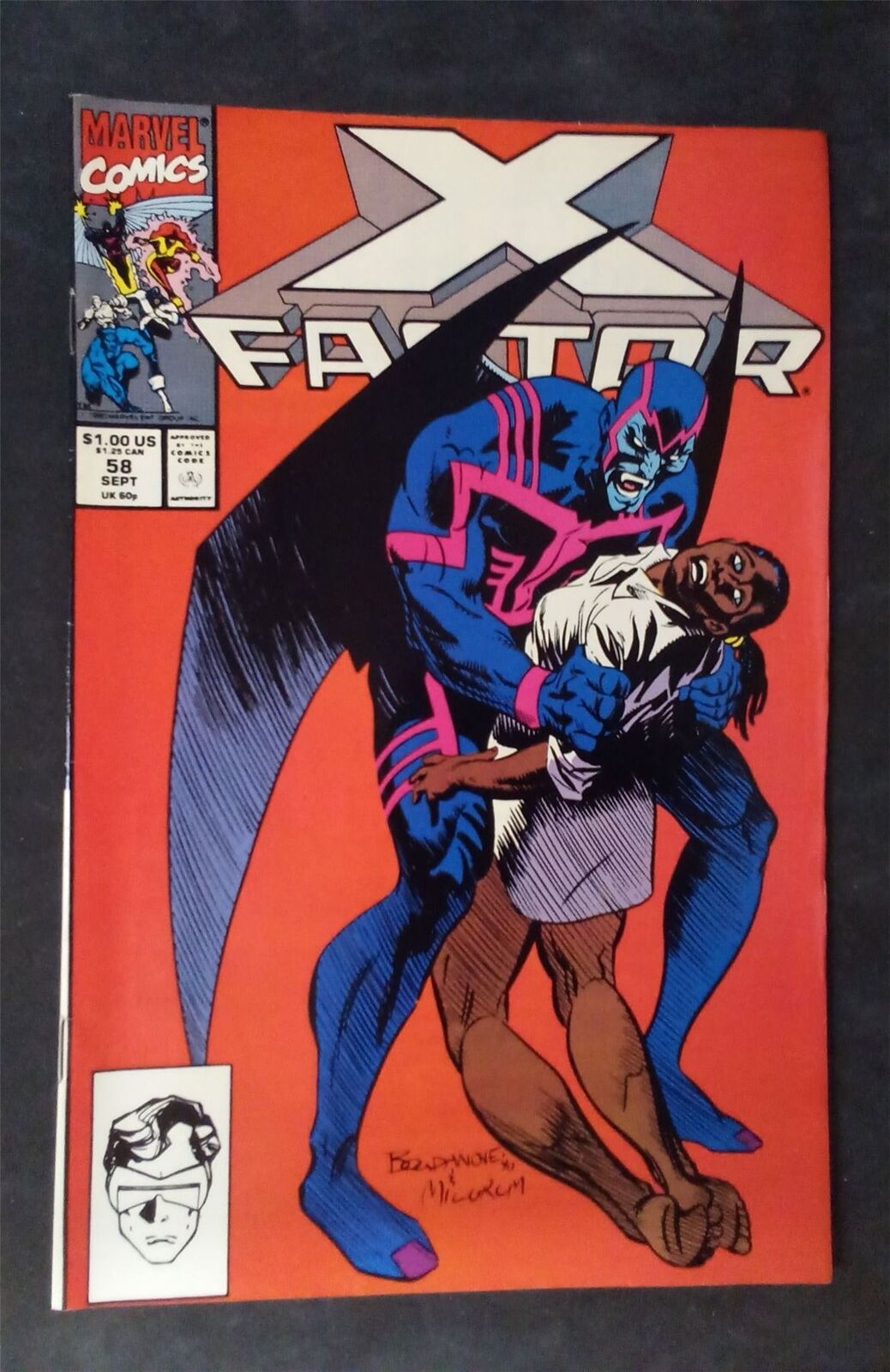 X-Factor #58 1990 marvel Comic Book 