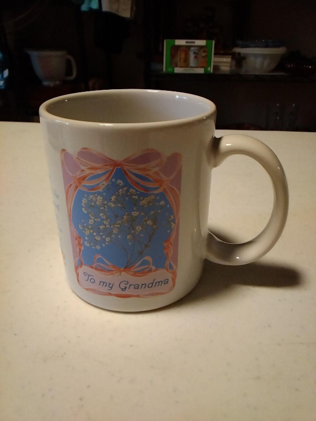 Vintage Avon To My Grandma Coffee Cup