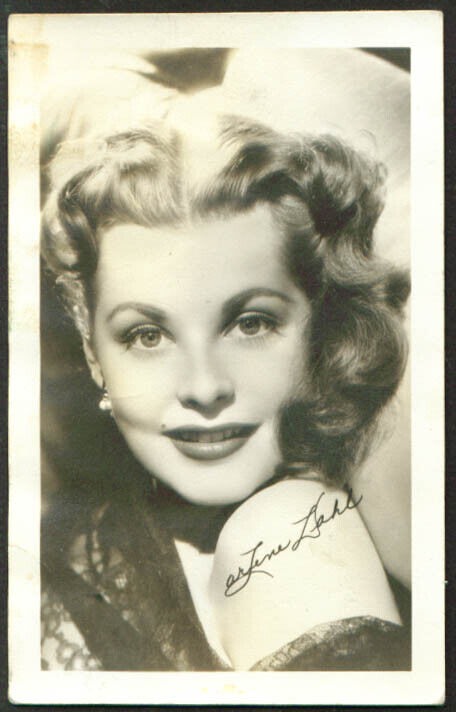 Actress Arlene Dahl RPPC MGM publicity 1950