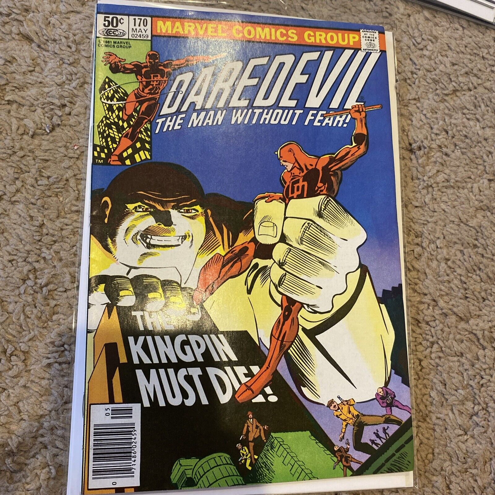 Daredevil #170 Newsstand Edition 1st Kingpin in Series 1981 Marvel
