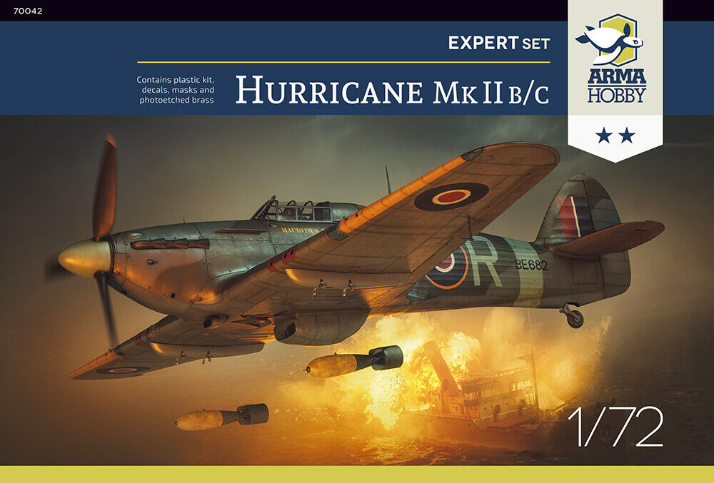Arma Hobby 1/72 Hurricane Mk II B/C Expert Set
