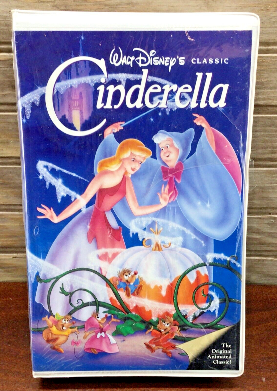 Vintage Disney Classic CINDERELLA VHS #410 Black Diamond 1988 SEALED UNOPENED