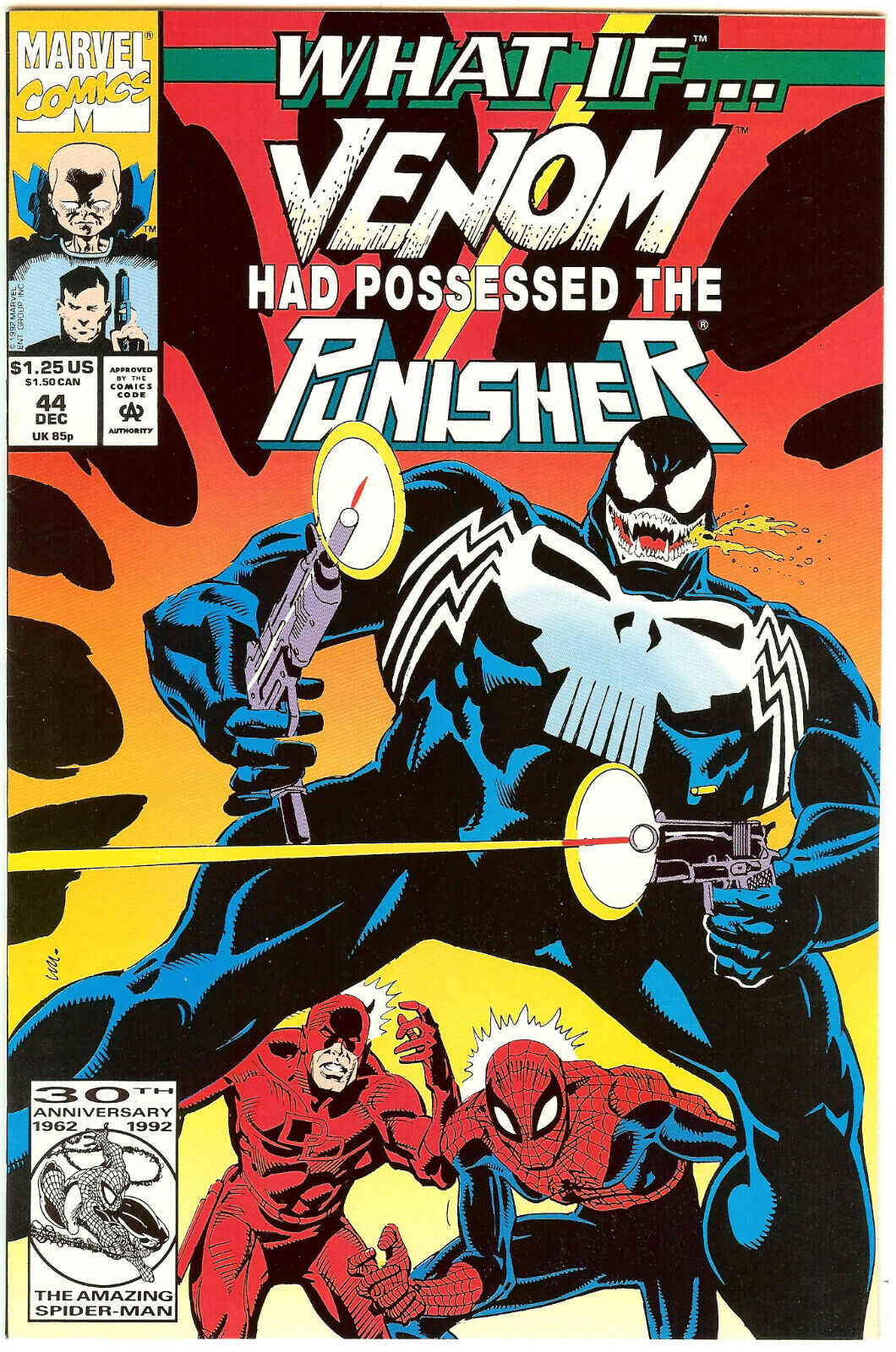 What-If... 44 9.0 VF/NM HG 1992 Marvel Comics Book Venom Possessed Punisher