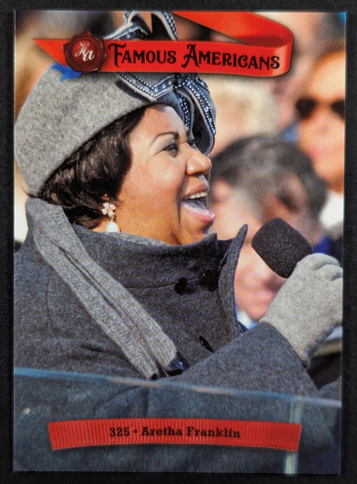 Aretha Franklin R&B Singer 2021 Famous American Card #325 (NM)