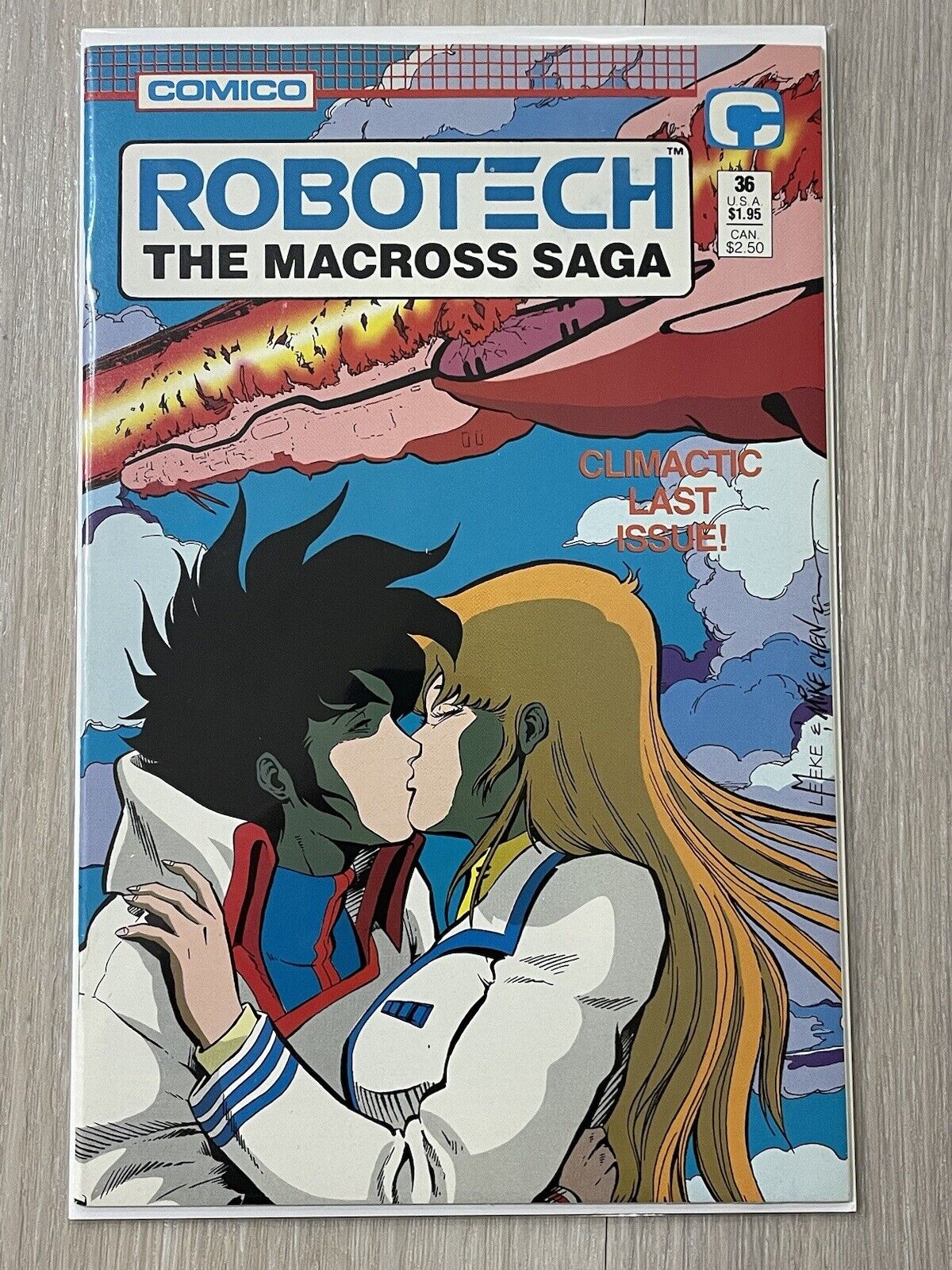 Robotech: The Macross Saga #36 1989 Comico Comics Final Issue -Hard To Find