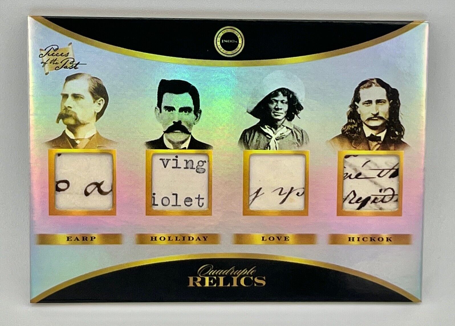 1800s Relics- Wyatt Earp, Doc Holliday, Nat Love, Wild Bill Hickok, Bill Pickett