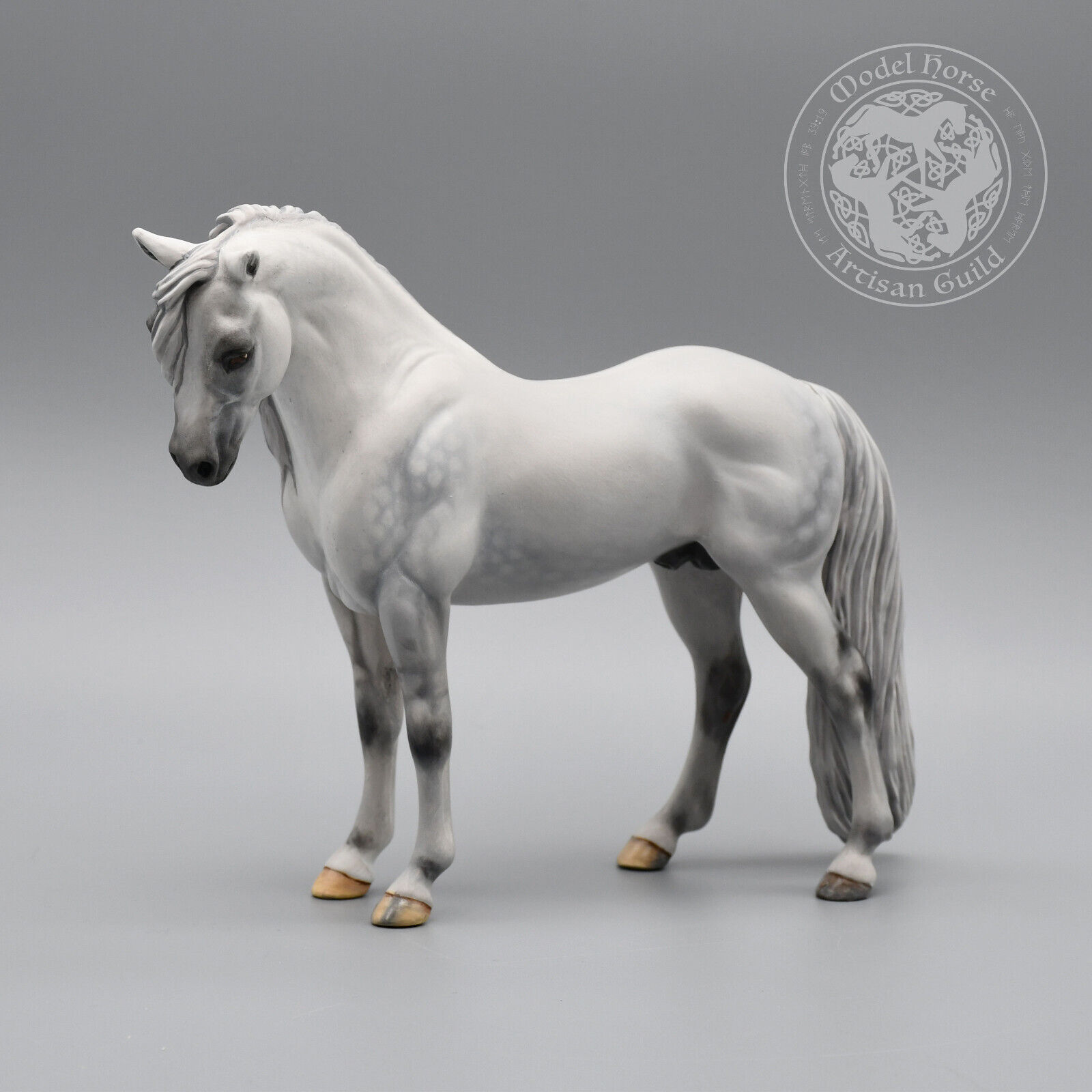 Custom Bouncer Welsh Pony Breyer Horse - Light Dapple Grey