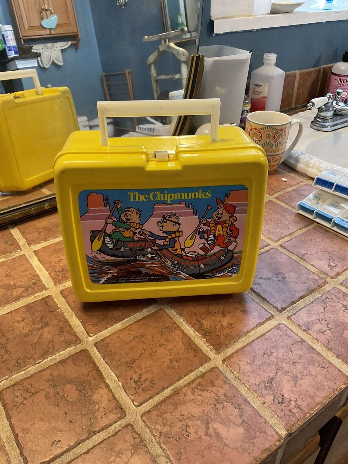 Vintage Alvin And The Chipmunks Plastic Lunch Box 1983-1984 No Thermos