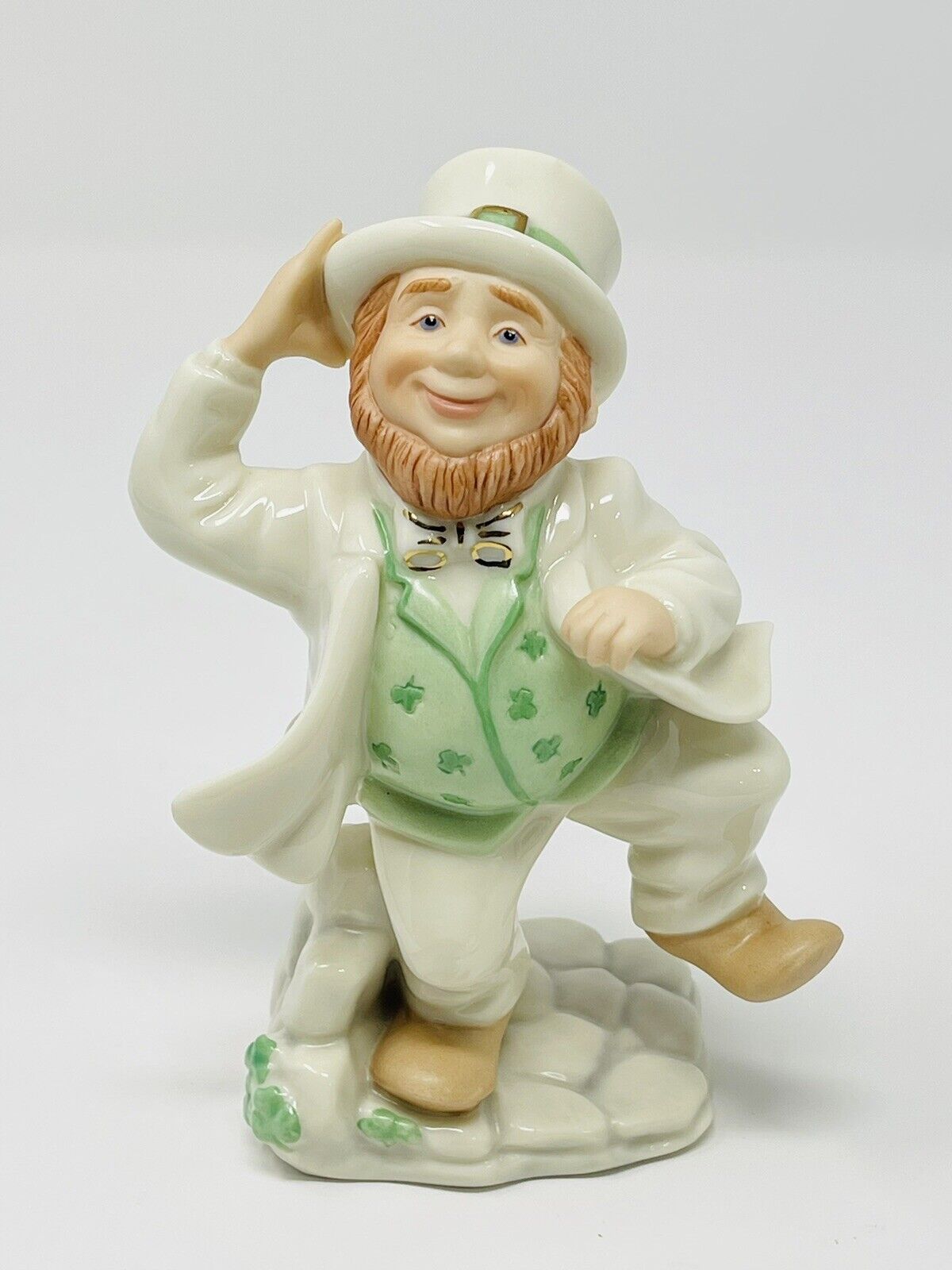 Lenox Dancing Irish Leprechaun Doing the Jig St. Patrick\'s Day Figurine 5\