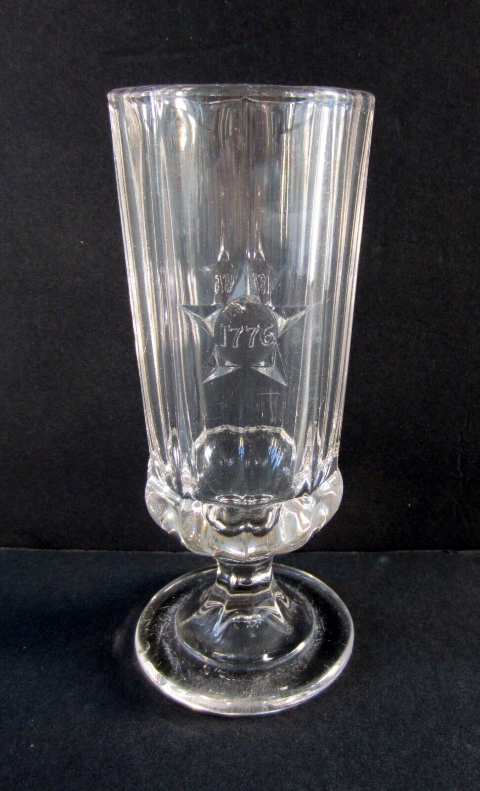Antique EAPG 1776-1876 Centennial Commemorative Pilsner Beer Glass