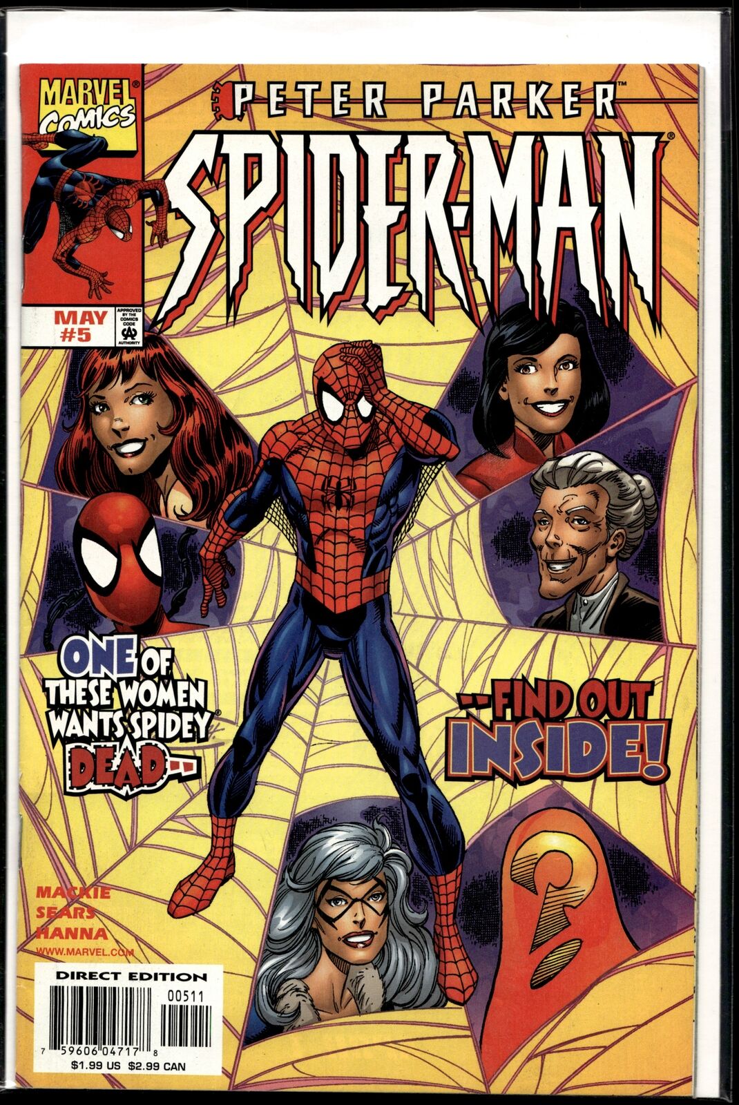 1999 Peter Parker Spider-Man #5 Marvel Comic