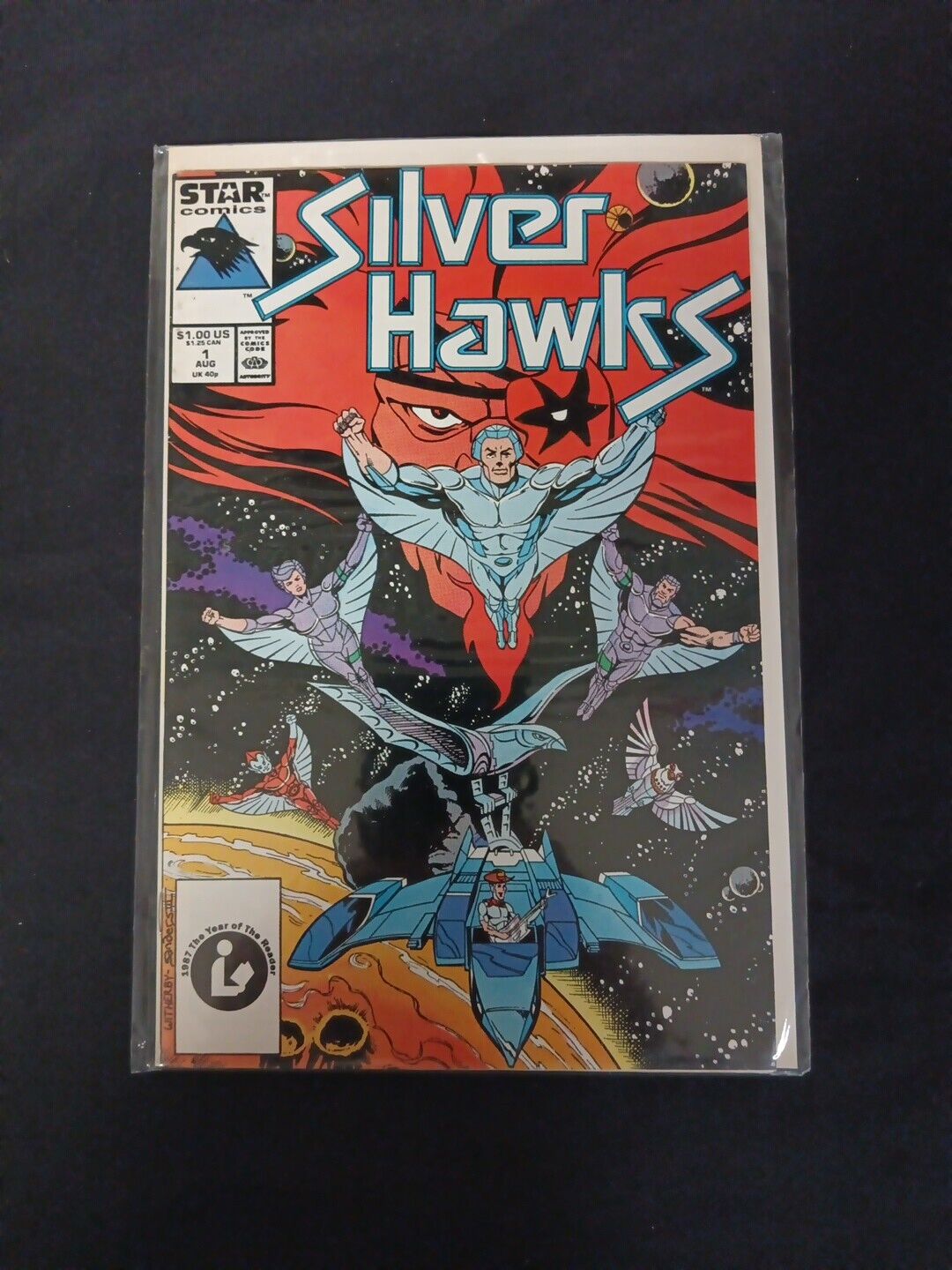 Silver Hawks Comic #1, Star Comics 1987, Fine Condition