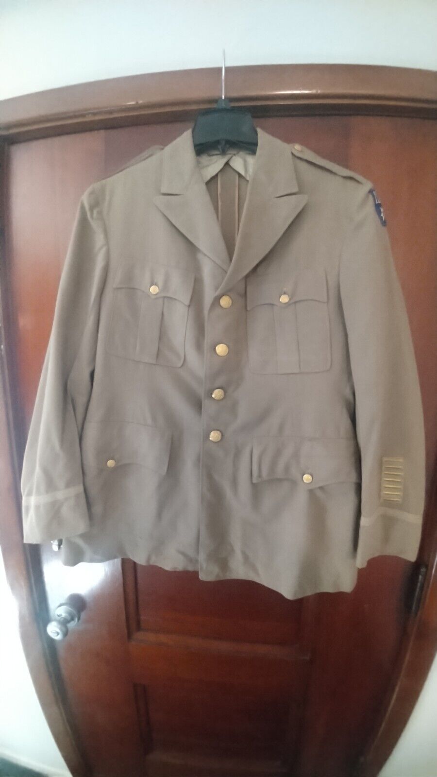 WWII  US Army Air Force Kaki/ Tan  4 Pocket Jacket