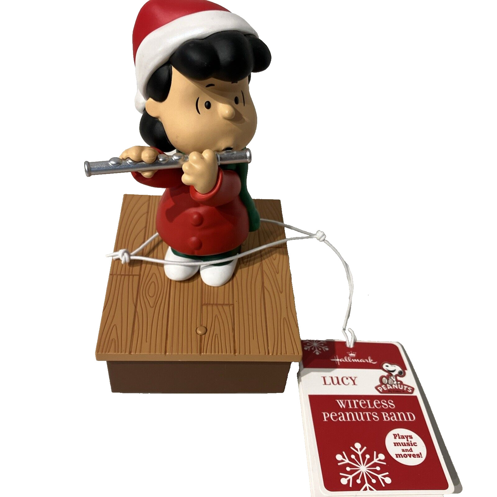 2011 Hallmark Peanuts Lucy Wireless Band. Christmas. Tested. Works.