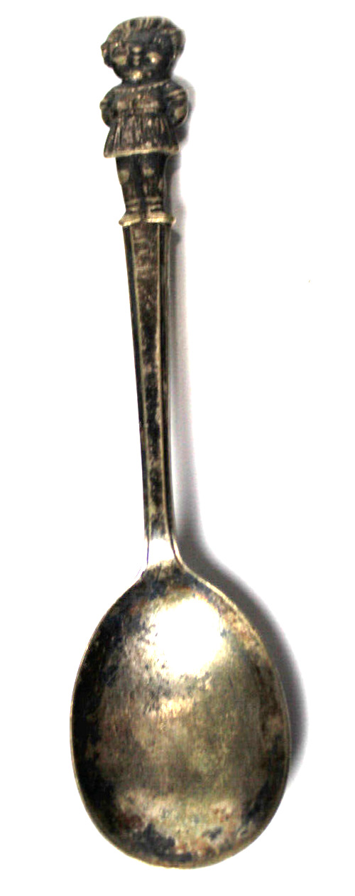 Vintage 1960 Campbell Soup Kids Spoon Child Girl International Silver Plated IS
