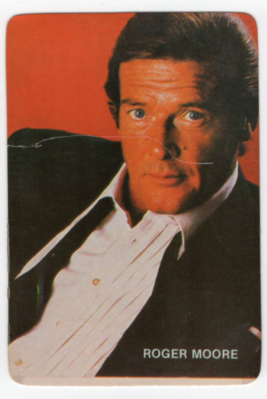 1987 Portugese Pocket Calendar The Saint & James Bond actor Roger Moore