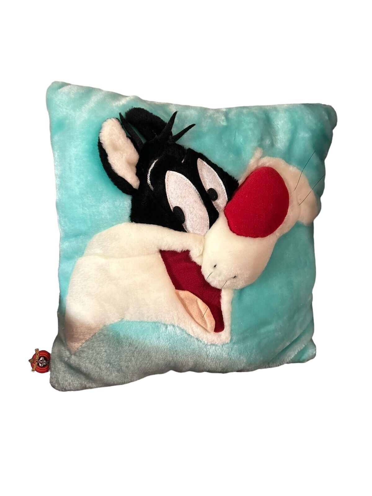 13” Warner Brothers 2000 Sylvester Throw Pillow  Vintage Looney Times